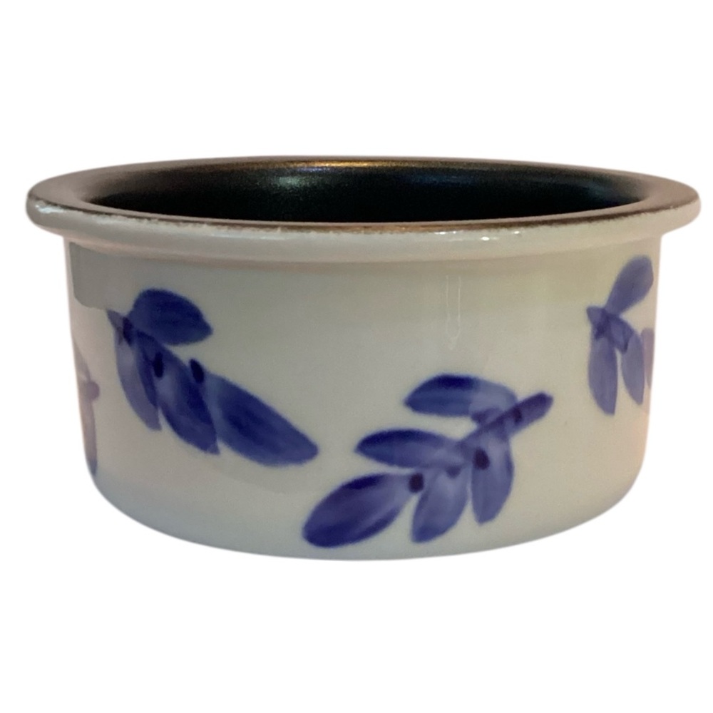 Philippe Richard Blue & White Stoneware Ramekin – Small Baking Dish - Picture 2 of 4